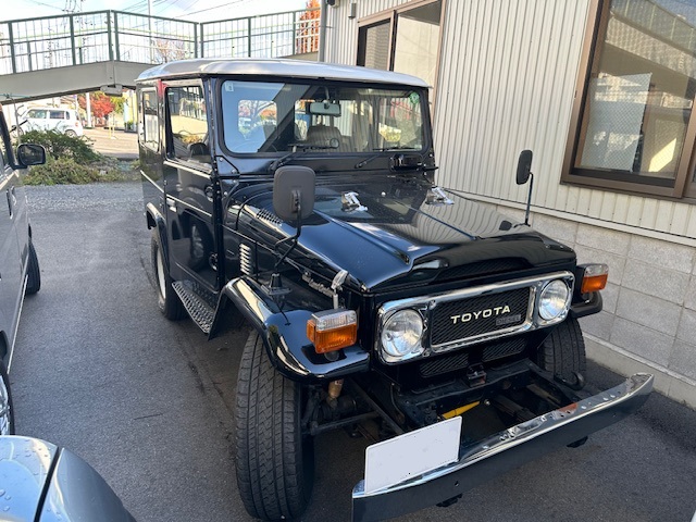 トヨタ ランクル40 エアコン修理(コンプレッサ・レシーバタンク・高圧
